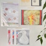 Works on the wall by Hilal Uzuner
